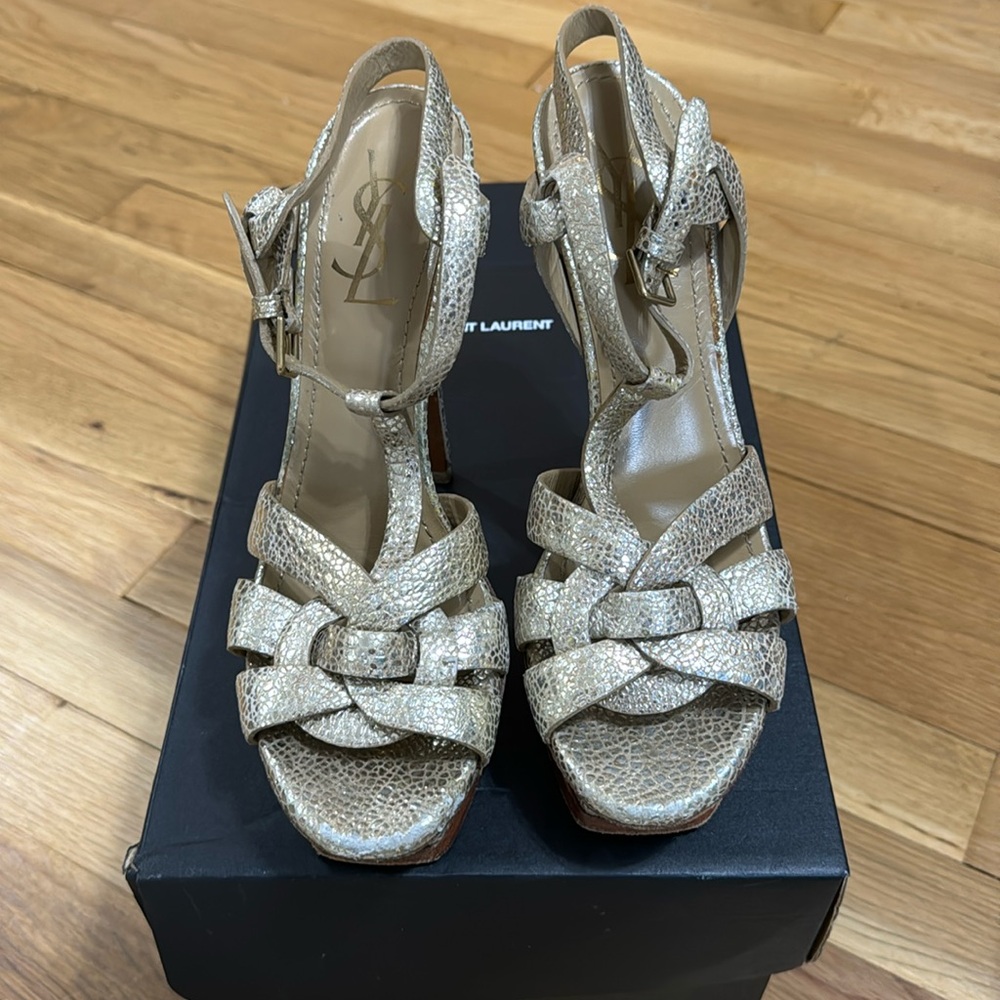 Saint Laurent Tribute Platform Sandals